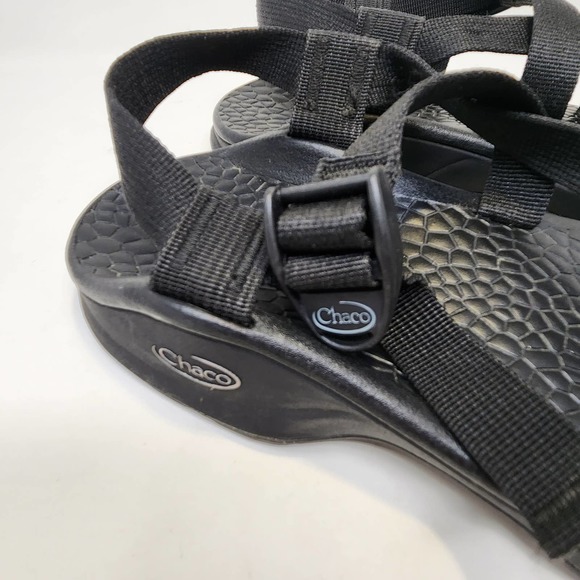 Chaco Mens Z Cloud 2 Black Adjustable Strap Outdoor Sandals Size 11 Toe Strap - Picture 2 of 8